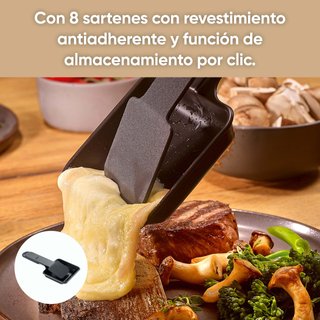 Plancha Grill Eléctrica Piedra 8 Pers.