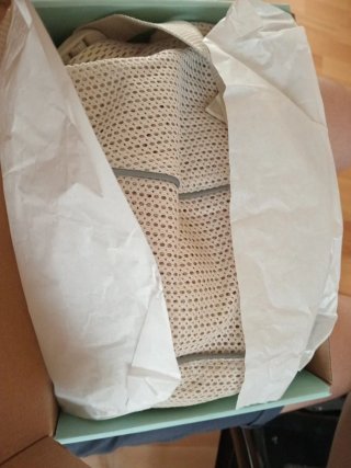 Mochila portabebe color beige