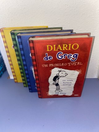 Lote 4 Libros Diario de Greg (1 al 4) - Tapa Dura