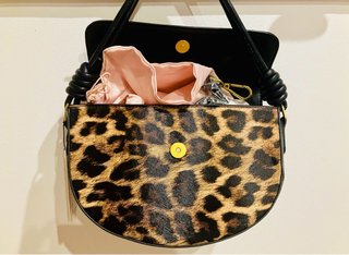 Bolso Lola Casademunt Animal Print Dorado