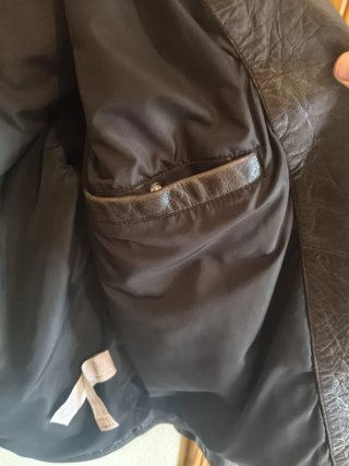 Cazadora 100% piel Zara