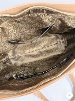 Bolso Tote Love Moschino Beige