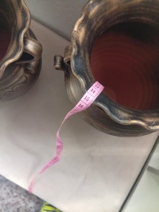jarrones de cerámica
