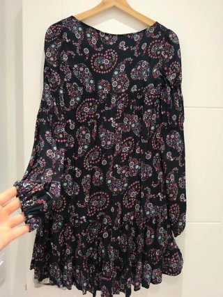 Vestido Zara estampado flores talla S
