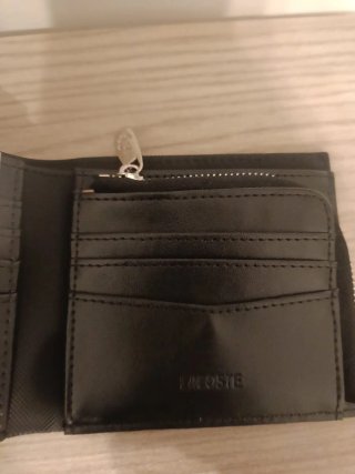 Cartera Lacoste Negra