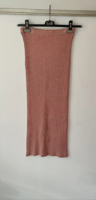 Completo gonna e camicetta rosa antico