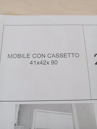 Mobile con cassetto