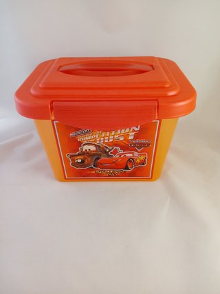 Lote 2 Cajas Almacenamiento Winnie de Pooh y Cars