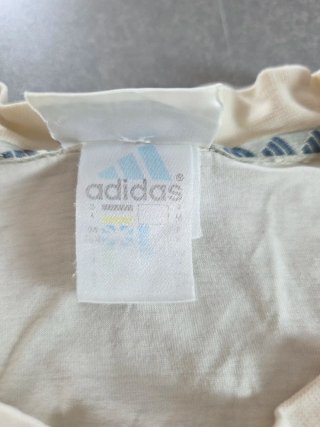 T-Shirt Adidas Vintage Crema Ricamata M