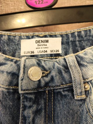 Falda vaquera larga Bershka Talla 36