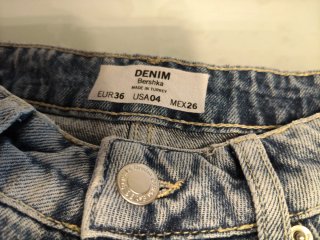 Falda vaquera larga Bershka Talla 36