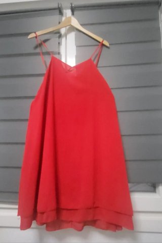 Vestido de verano rojo