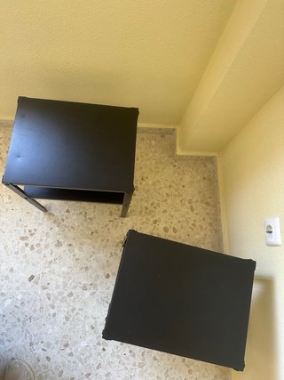 Tavoli ausiliari neri (2 unità)