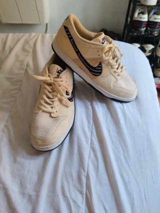 Zapatillas Nike SB Beige y Negro