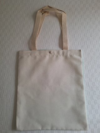 Bolso de lona con estampado de gato