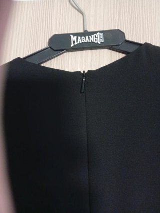 Vestido Mango Negro Talla M