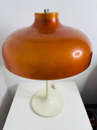 Lámpara Miguel Milá 1970s Ámbar Tramo Polinax