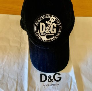 Berretto D&G Uomo Blu Marino