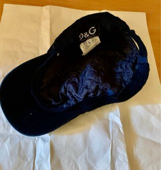 Berretto D&G Uomo Blu Marino