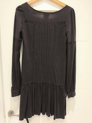 Vestido Bershka marrón talla M