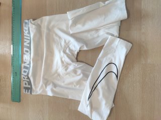 Nike Pro Leggings Bambino Bianco