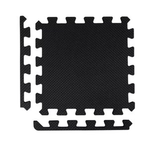 Suelo esterilla puzzle negro