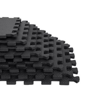 Suelo esterilla puzzle negro
