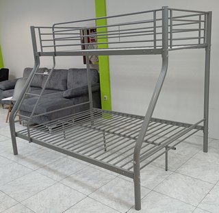 Litera ·Matrimonial, ·Metal, Color Gris. ¡OFERTA!