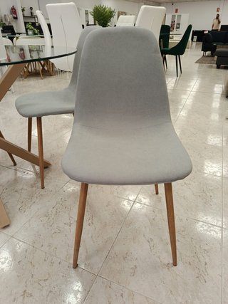 Sillas de comedor tapizadas tela y madera
