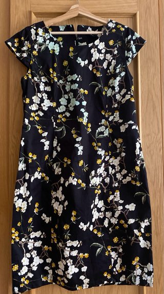Vestido Micha floral negro