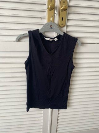 Camiseta sin mangas Mango negra
