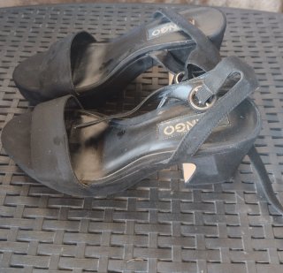 Sandalias Mango Negras Talla 38