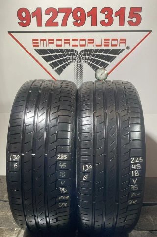 *225 45 18 V CONTINENTAL RUEDA AL 90% VIDA UTIL