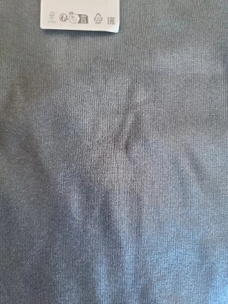 Blusa ZARA negra manga larga
