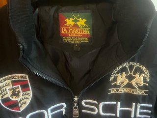 Chaqueta Bomber Porsche x La Martina Vintage