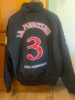 Chaqueta Bomber Porsche x La Martina Vintage