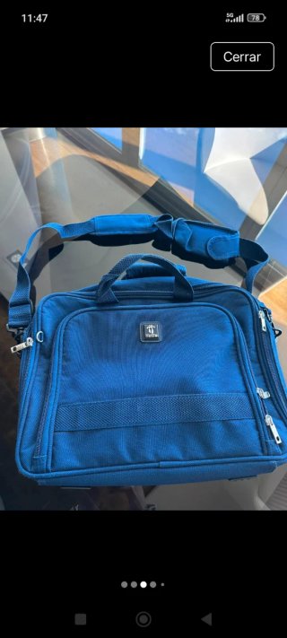 Bolso Totto Portátil Mano y Hombro Azul