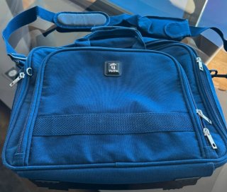 Bolso Totto Portátil Mano y Hombro Azul