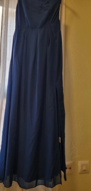 Vestido azul de tirantes