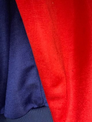 Sudadera Adidas Vintage Roja y Azul Talla M