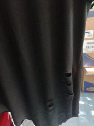 Camiseta negra hombre Talla XXXL