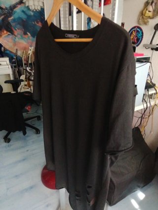 Camiseta negra hombre Talla XXXL