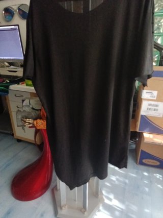 Camiseta negra hombre Talla XXXL