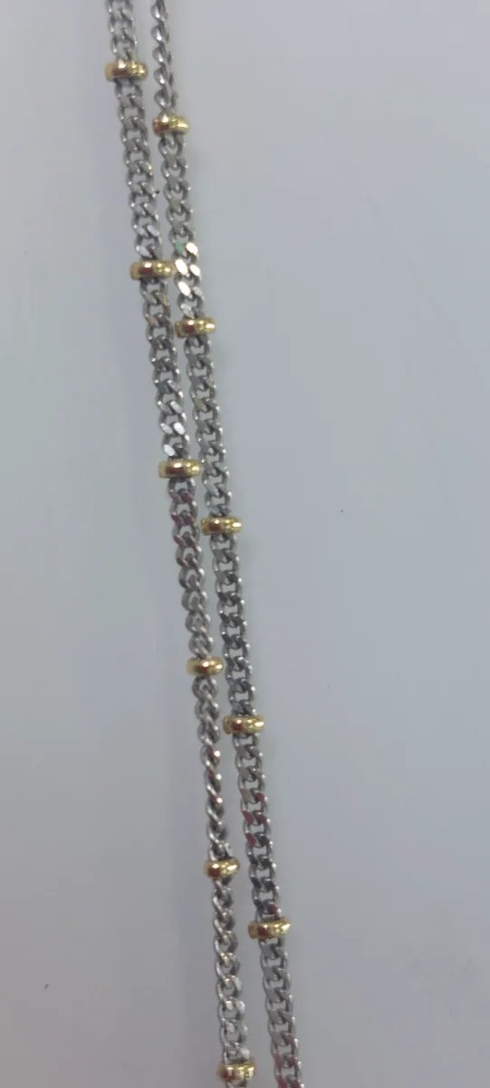Cadena Oro 18k Bicolor