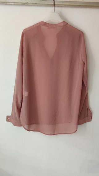 Camicetta rosa antico semi trasparente