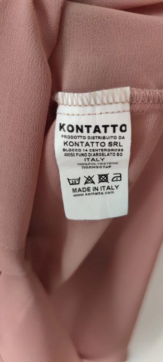 Camicetta rosa antico semi trasparente