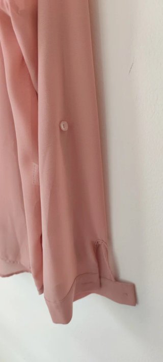 Camicetta rosa antico semi trasparente