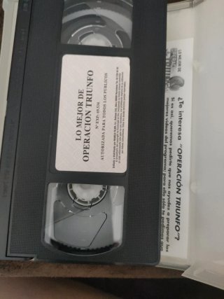 VHS Lo Mejor de Operación Triunfo