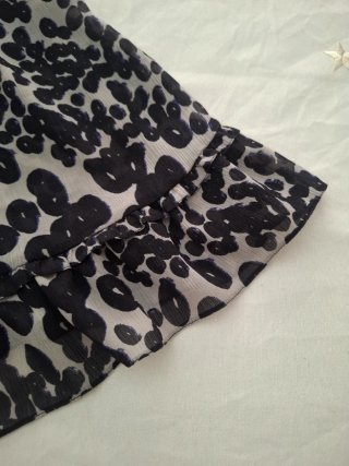 Vestido estampado.