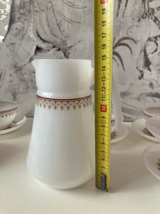 6 tazas y jarra te/cafe Arcopal Alhambra vintage